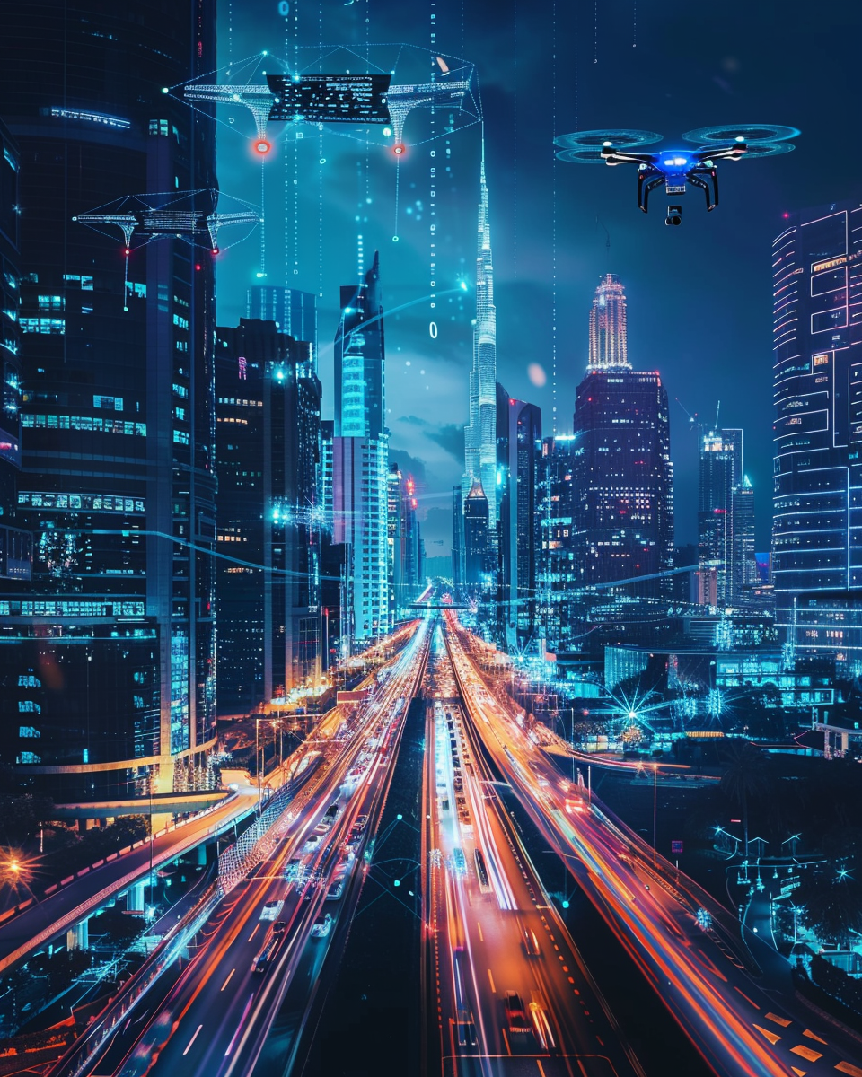 ibraheembarbahan_Futuristic_smart_city_with_glowing_IoT_devices_4de9b213-fd17-4d36-aa39-b9fc90fd42d9